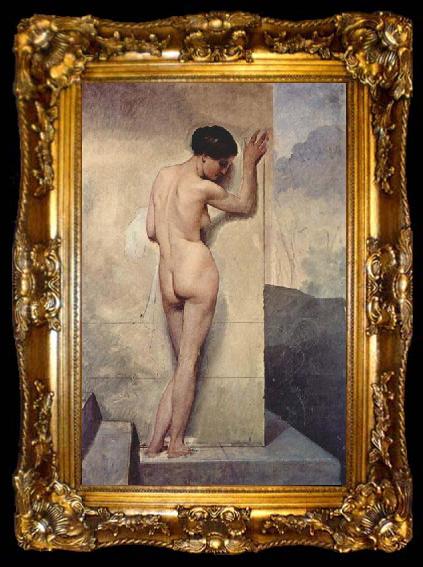 framed  Francesco Hayez Female Nude, ta009-2